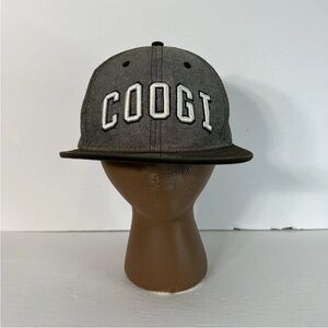 NWOT Coogi Snapback Trucker Hat Embroidered Spell Out Cap Size OSFM